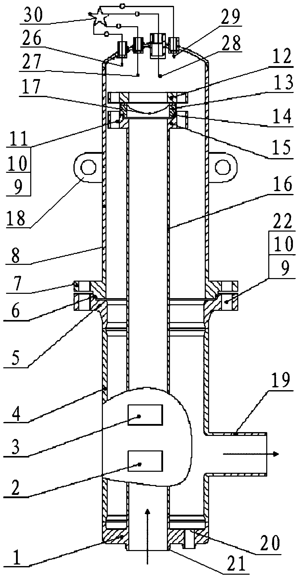 Rupture disk protection device with alarming function