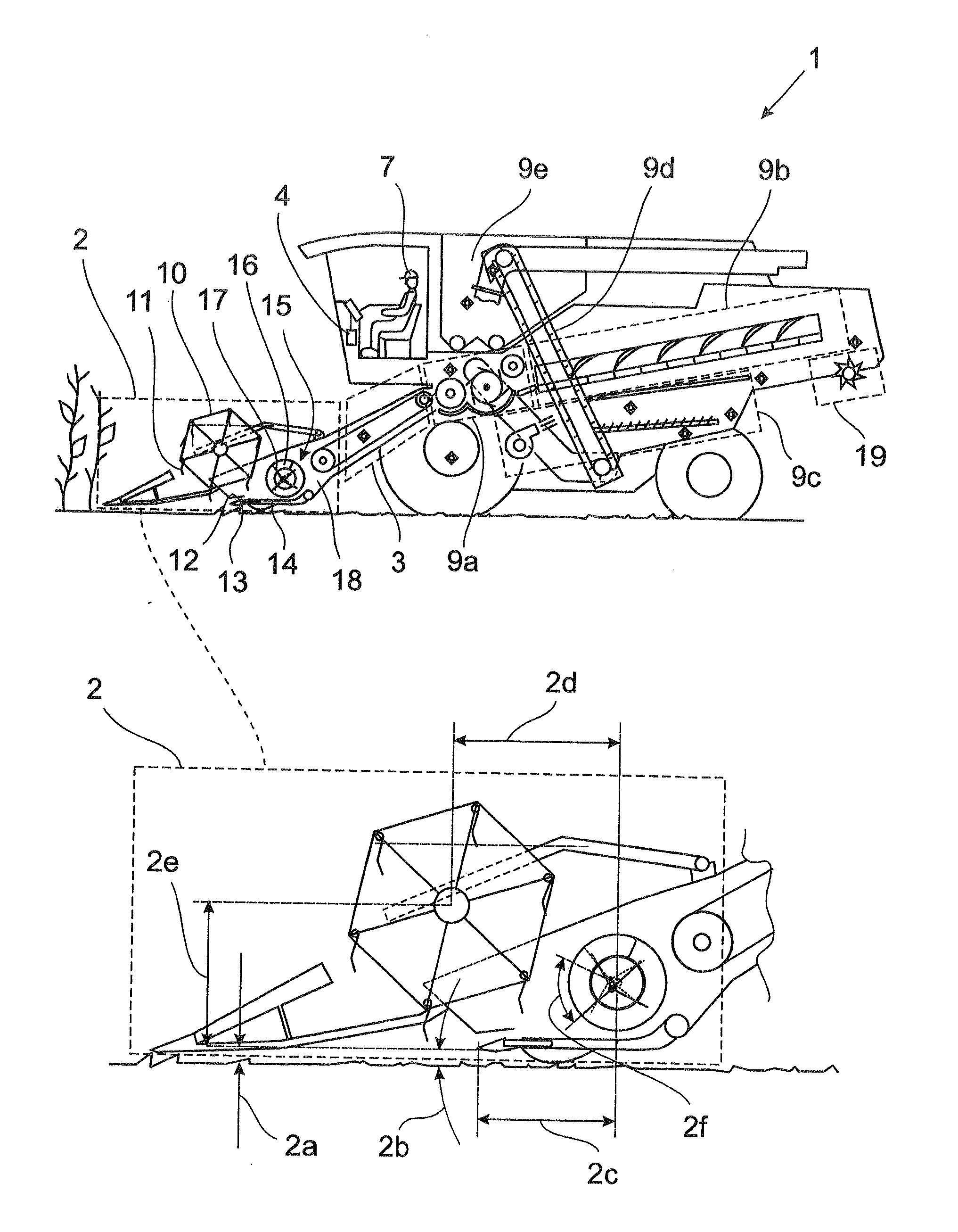 Agricultural harvesting machine