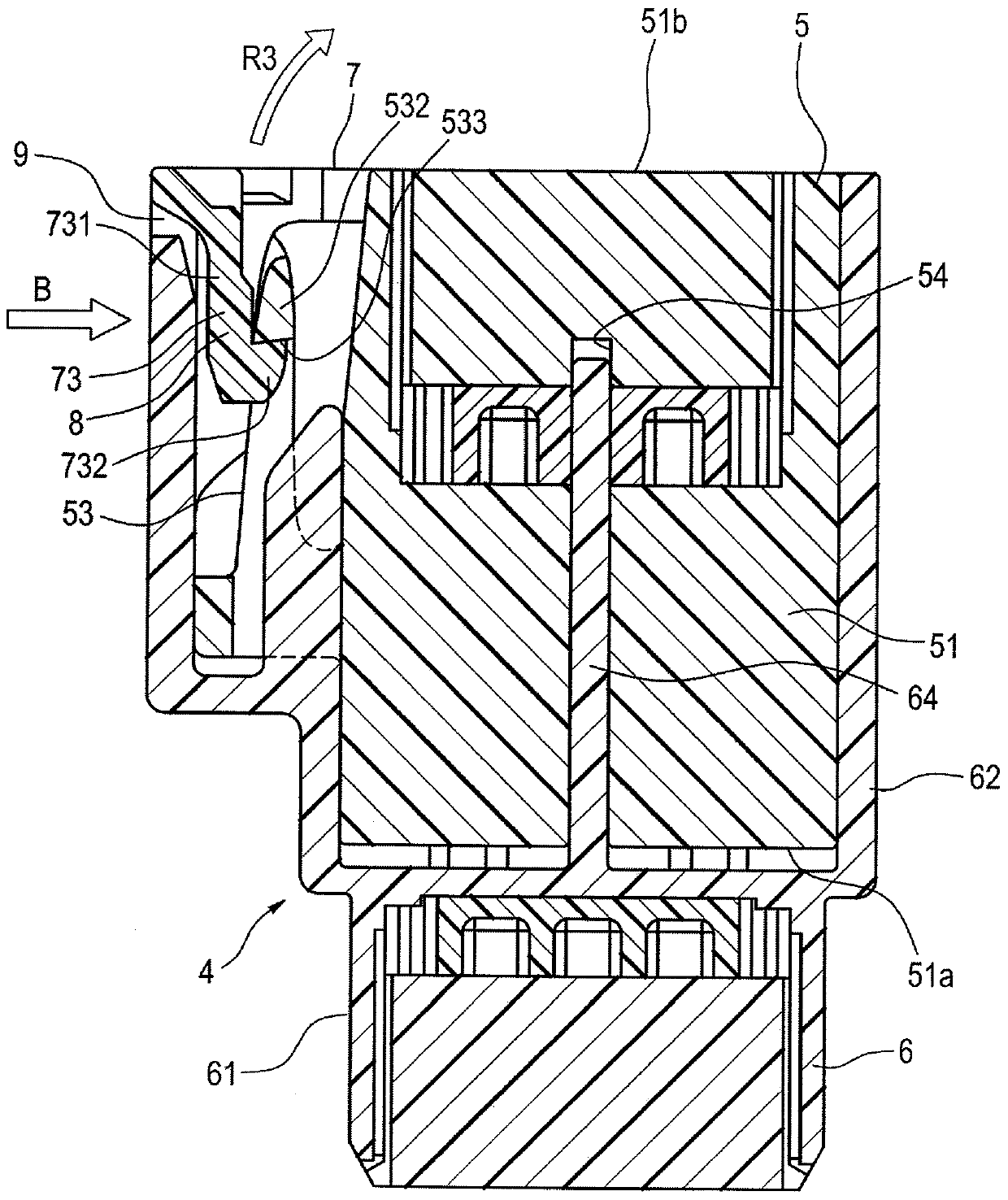 connector with lever