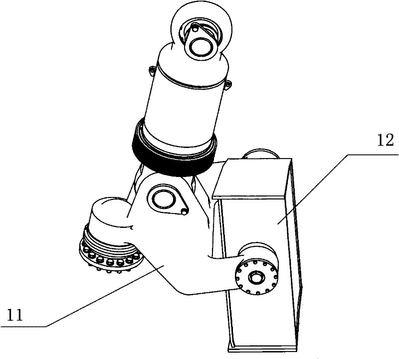 Connecting assembly of mine self-discharging vehicle front suspension frame guide mechanism and vehicle frame