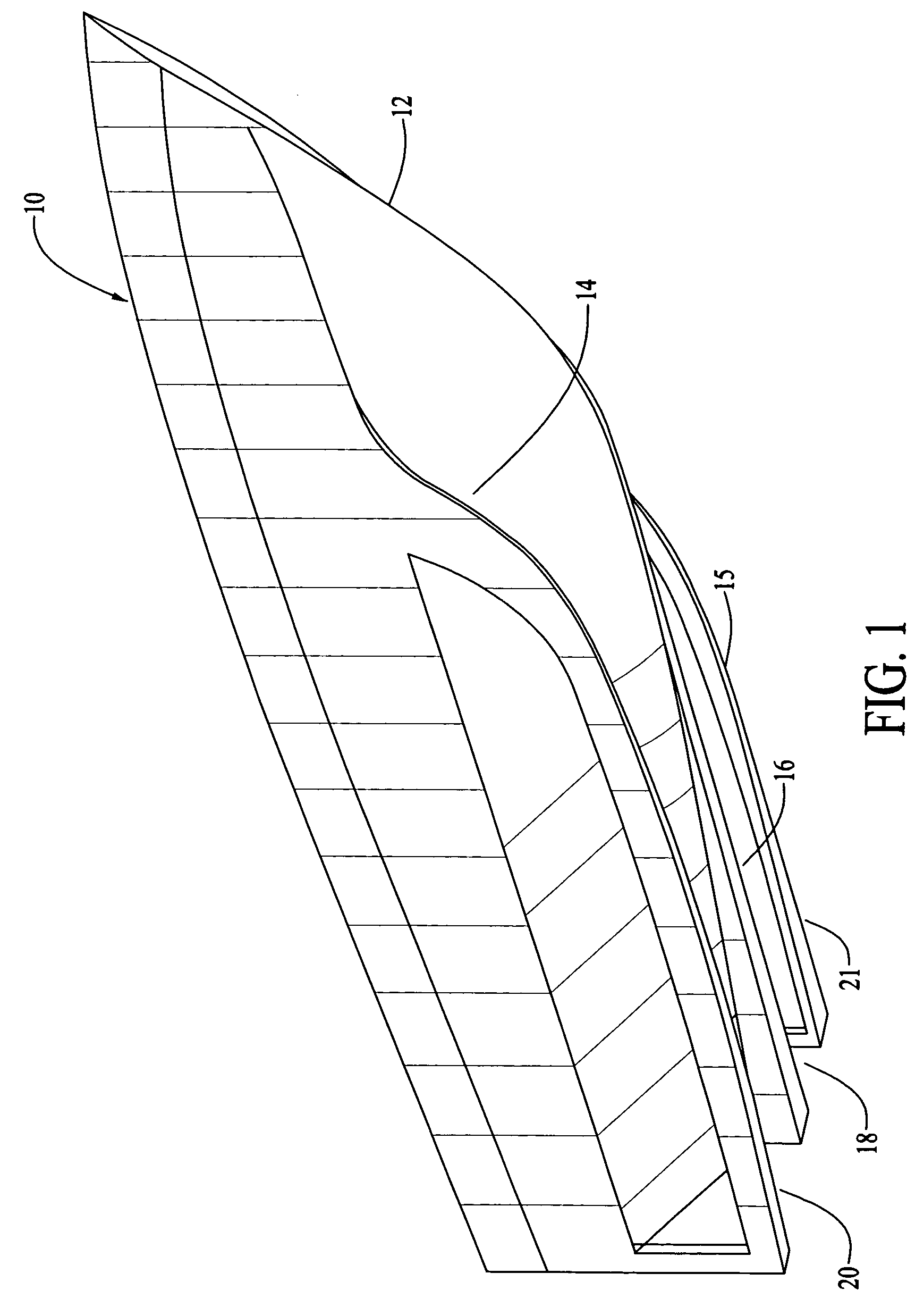 Ported tri-hull boat