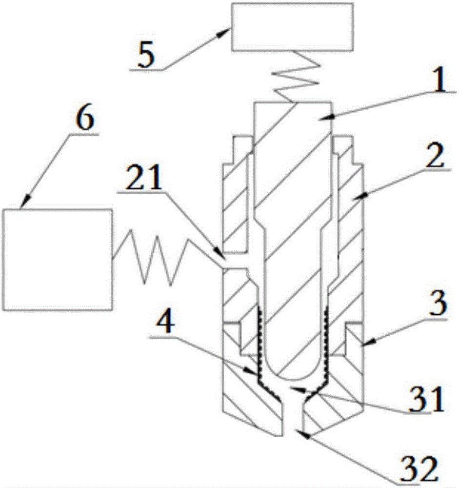 High-viscosity glue solution jet-dispensing quality improving method and dispensing device