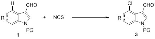 4-position chloroindole compound and its preparation method