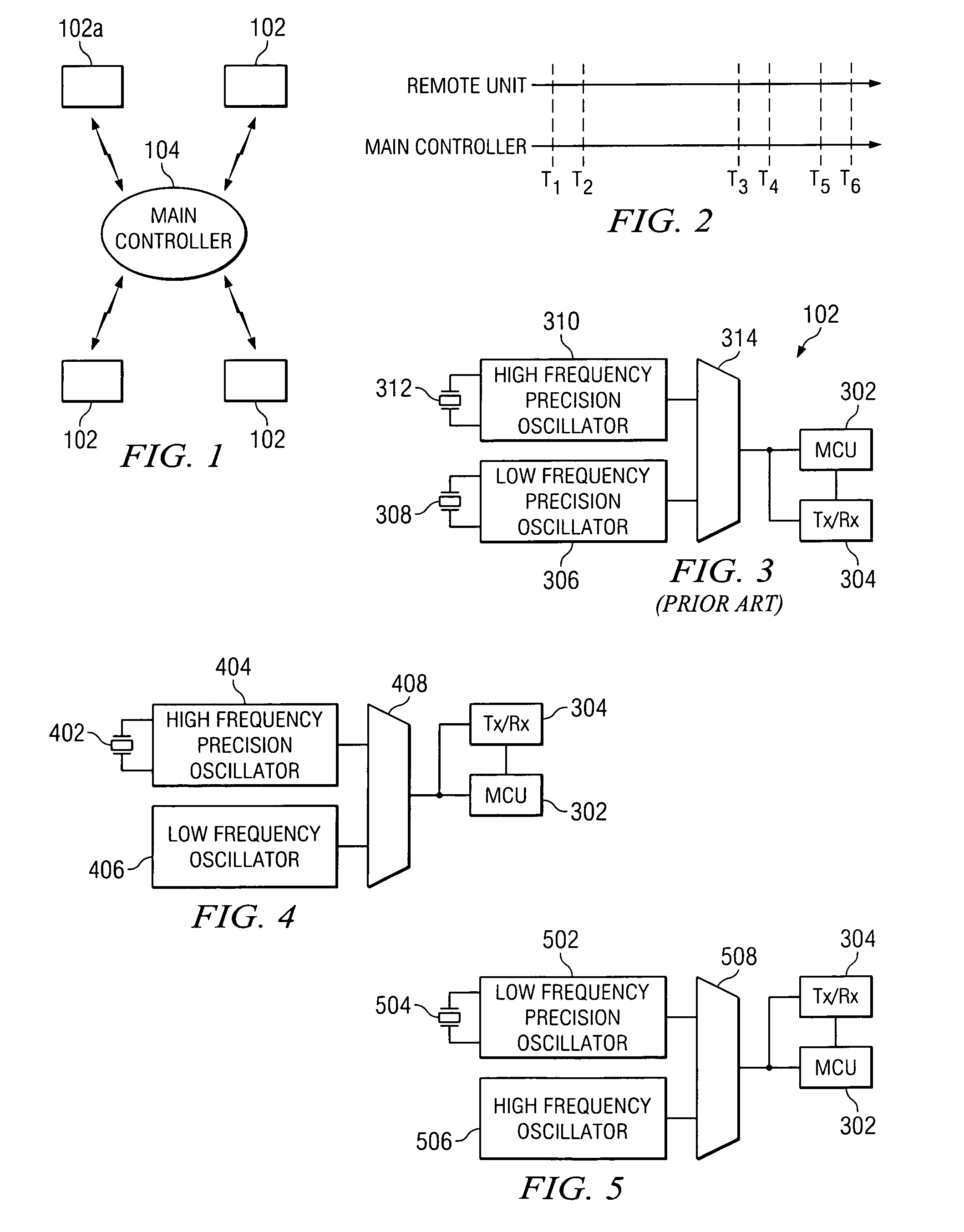 Precise frequency generation for low duty cycle transceivers using a single crystal oscillator