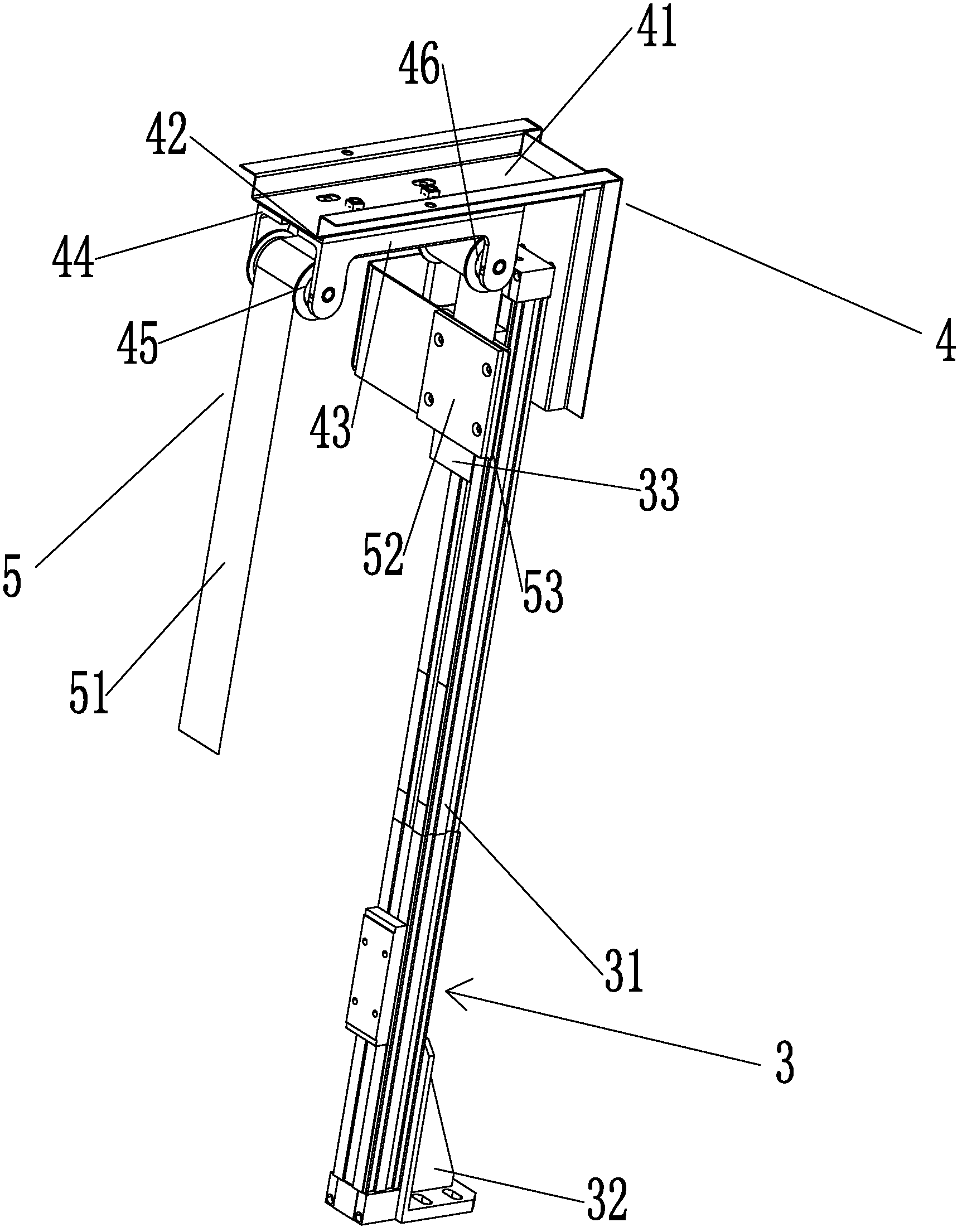 Testing machine for safety belt dust