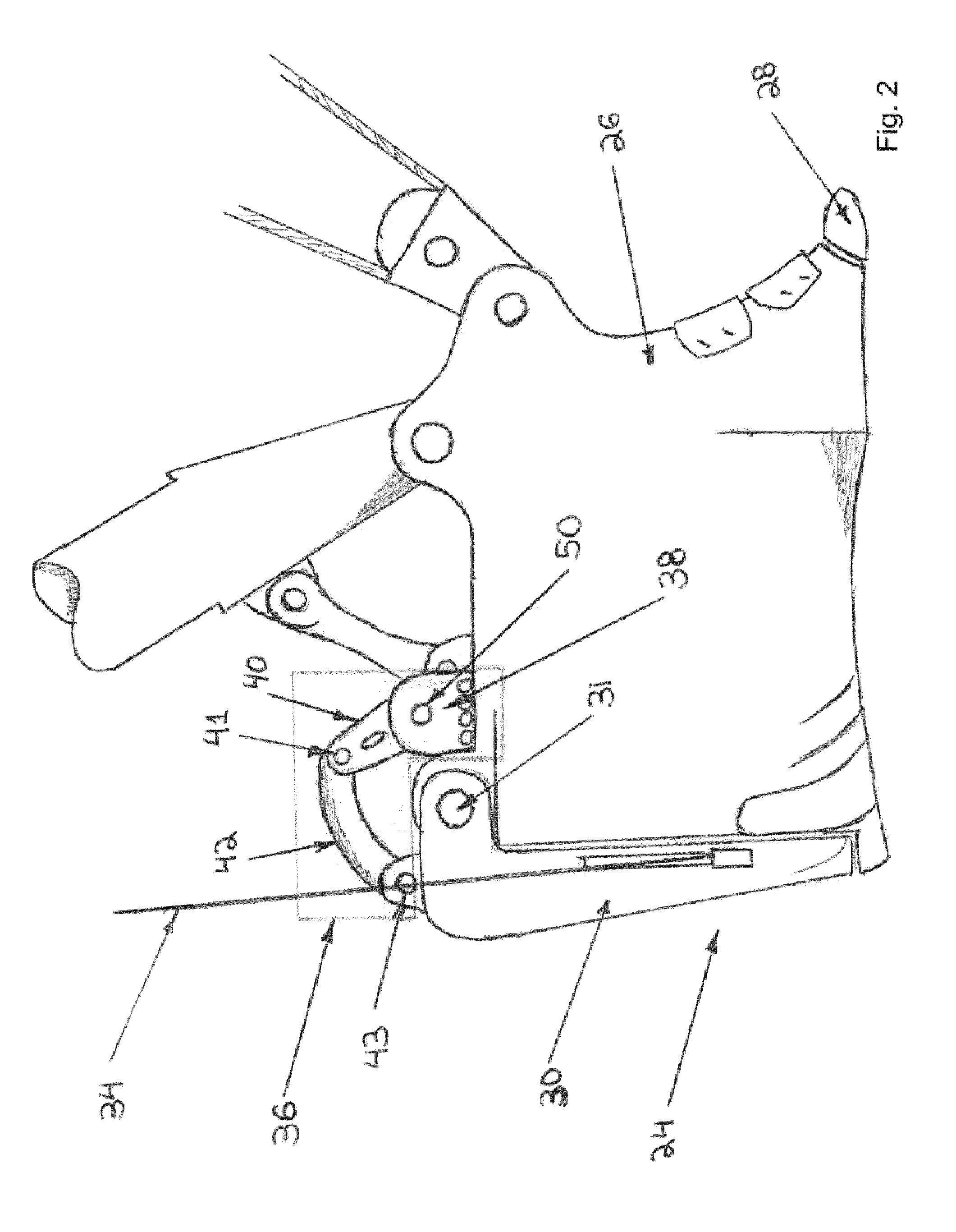 Dipper door retarding mechanism