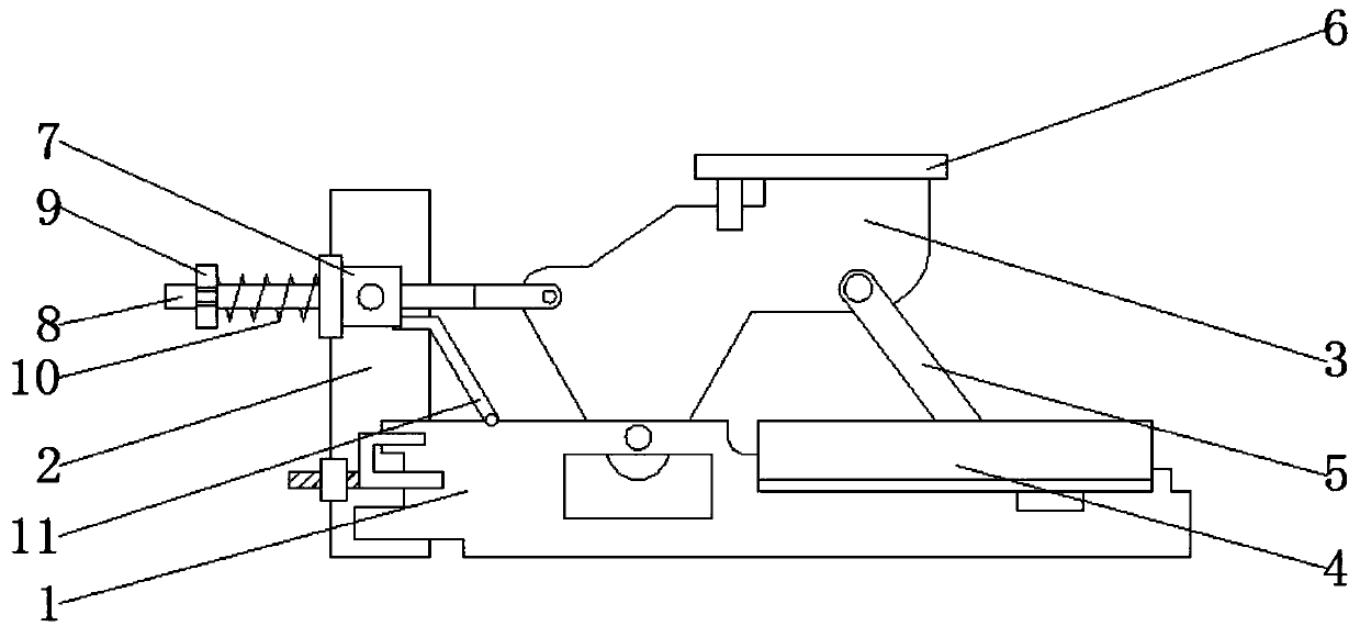 Pressure detection mechanism for mining engineering