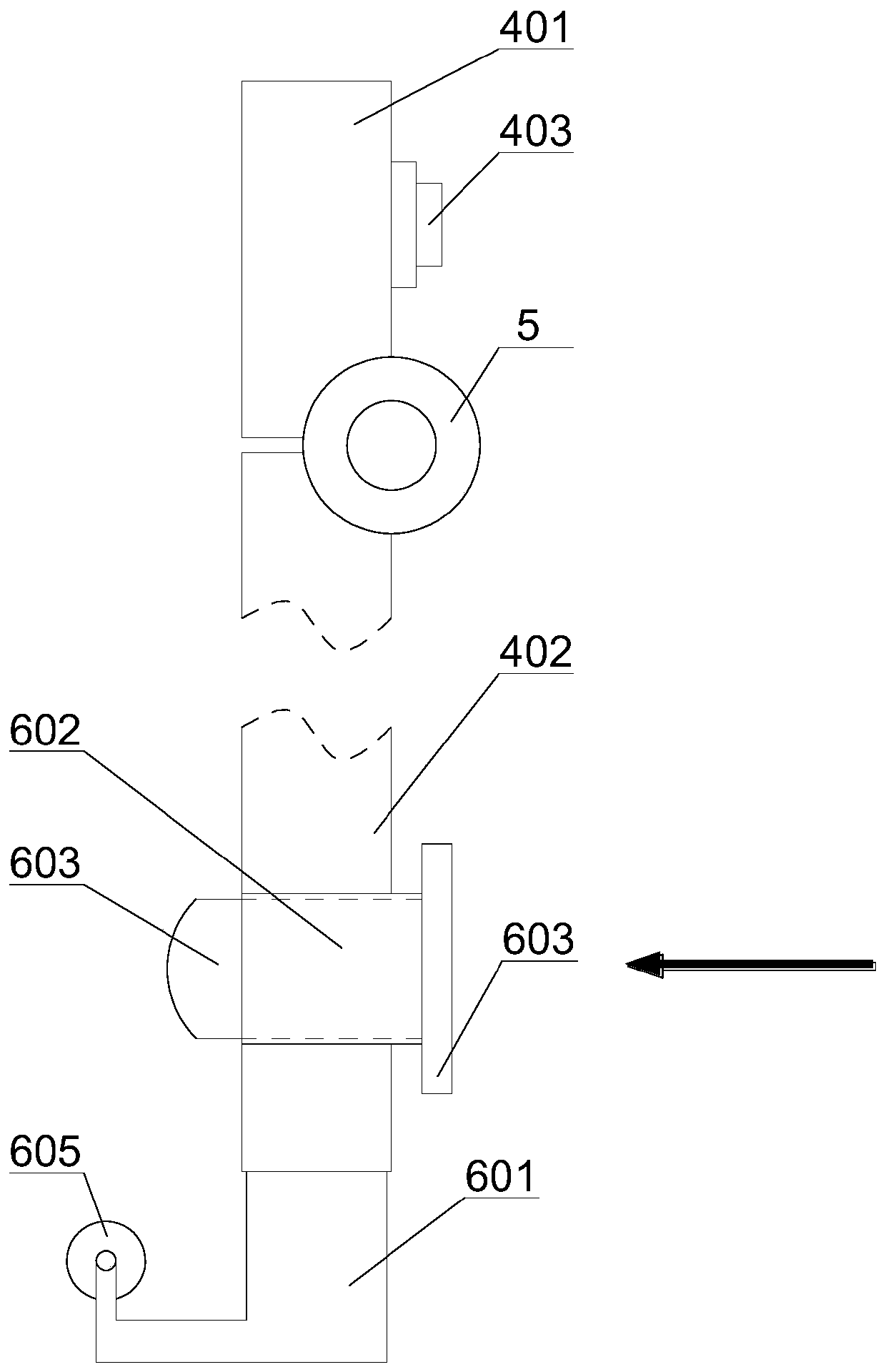 Spliced stretcher for being connected with operating bed