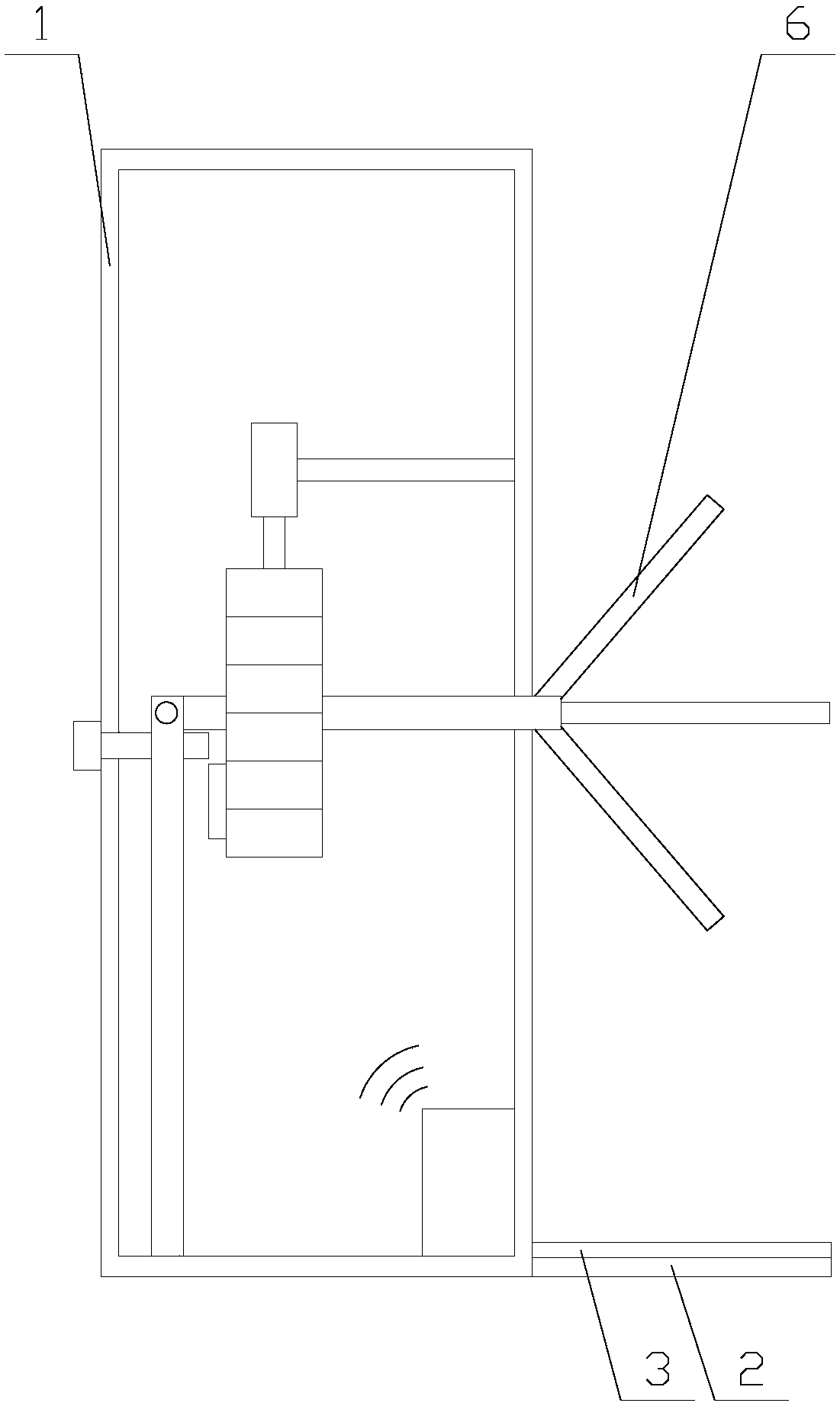 Ticket evasion prevention intelligent ticket checking machine facilitating passing based on Internet of Things