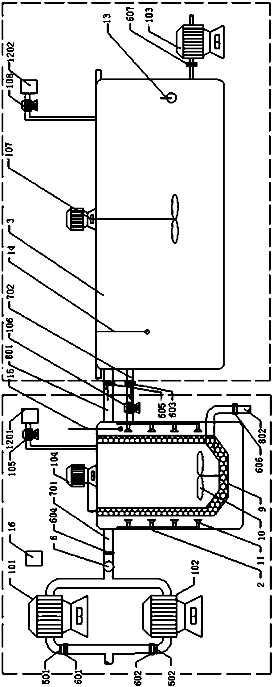 Oil and gas well fracturing flowback fluid treating method, oil and gas well fracturing flowback fluid treating apparatus and skid-mounted box