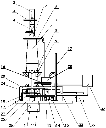 A continuous carbonization furnace for bamboo