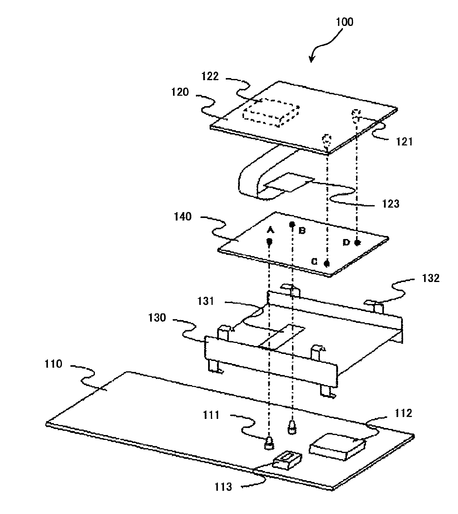 Circuit board device, electronic device provided with the same, and GND connecting method