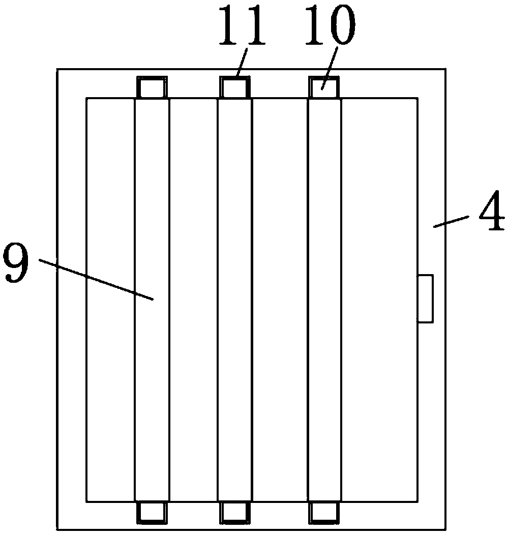 High-efficiency waste gas treatment device of wooden furniture processing spray booth