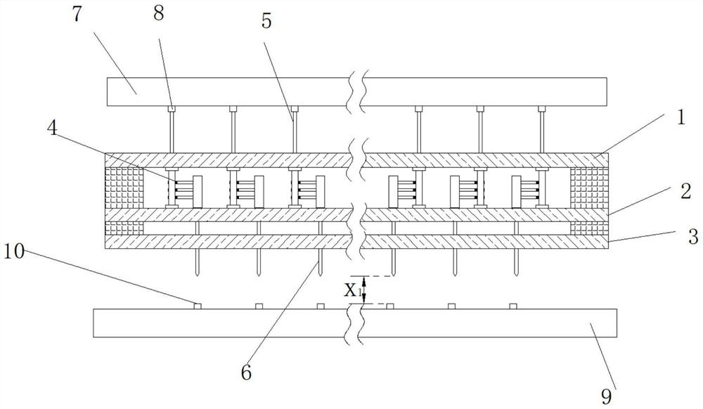 A vertical probe card device and its detection method