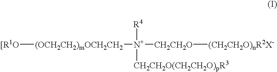 Use of cationic preparations