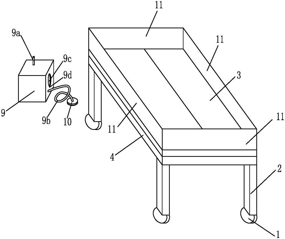 Nursing bath bed