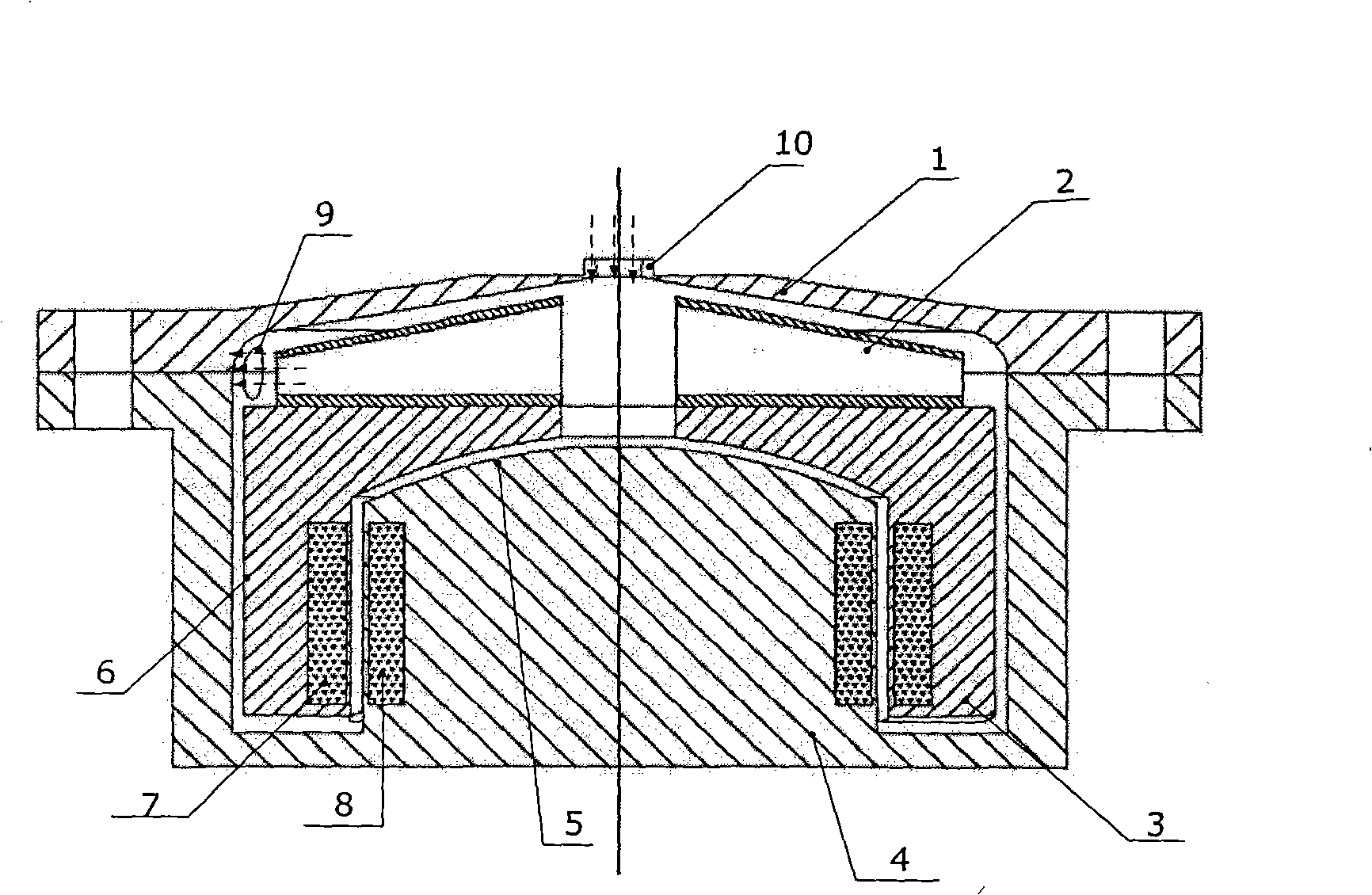 Hydrodynamic suspension bearing for artificial heart