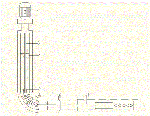 An adjustable displacement spiral sand-carrying lifting device and process