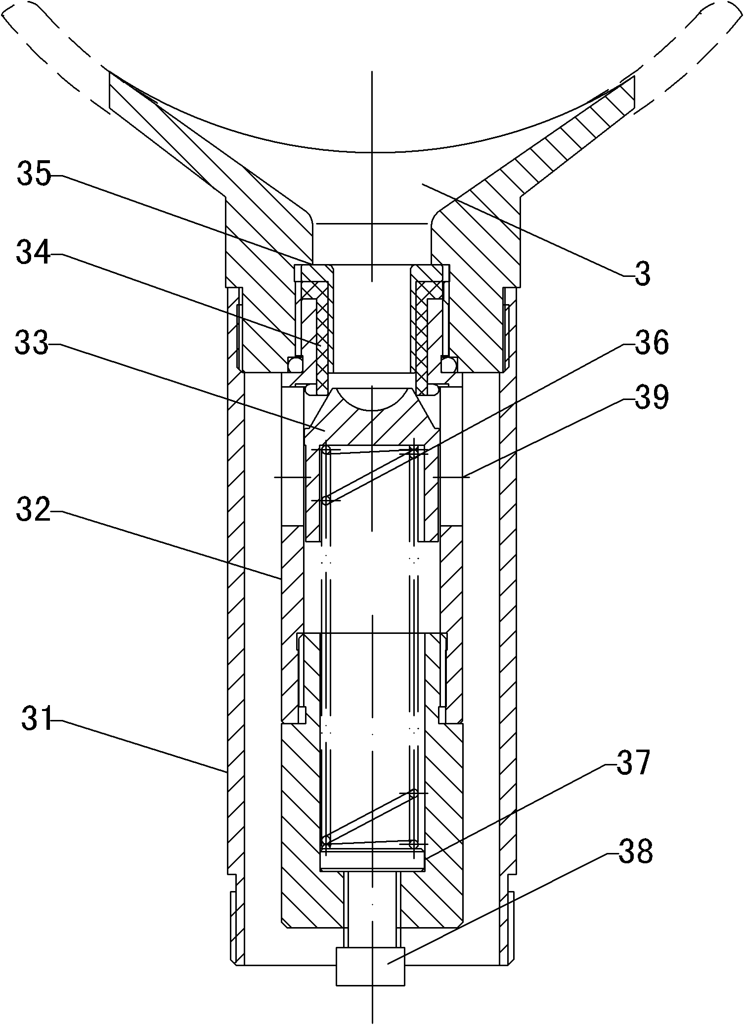 Automatic back flush and liquid absorption filter