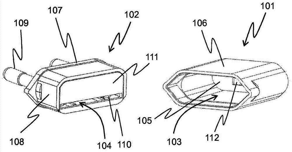 Housing structure for an electrical device