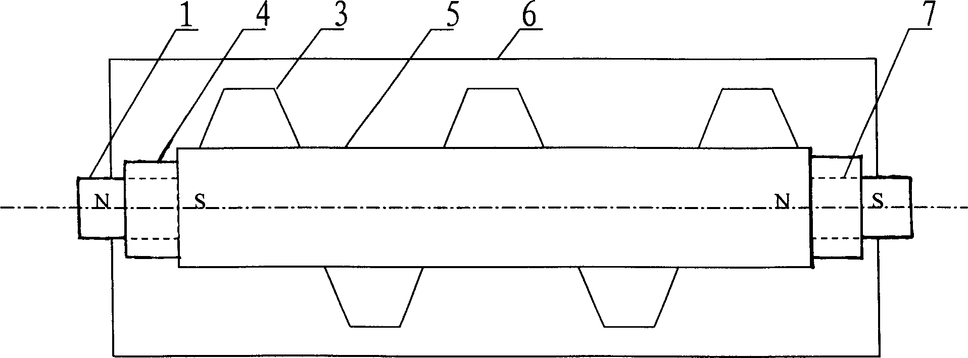 Film Pollution treating ultrasonic wave and magnetic field equipment