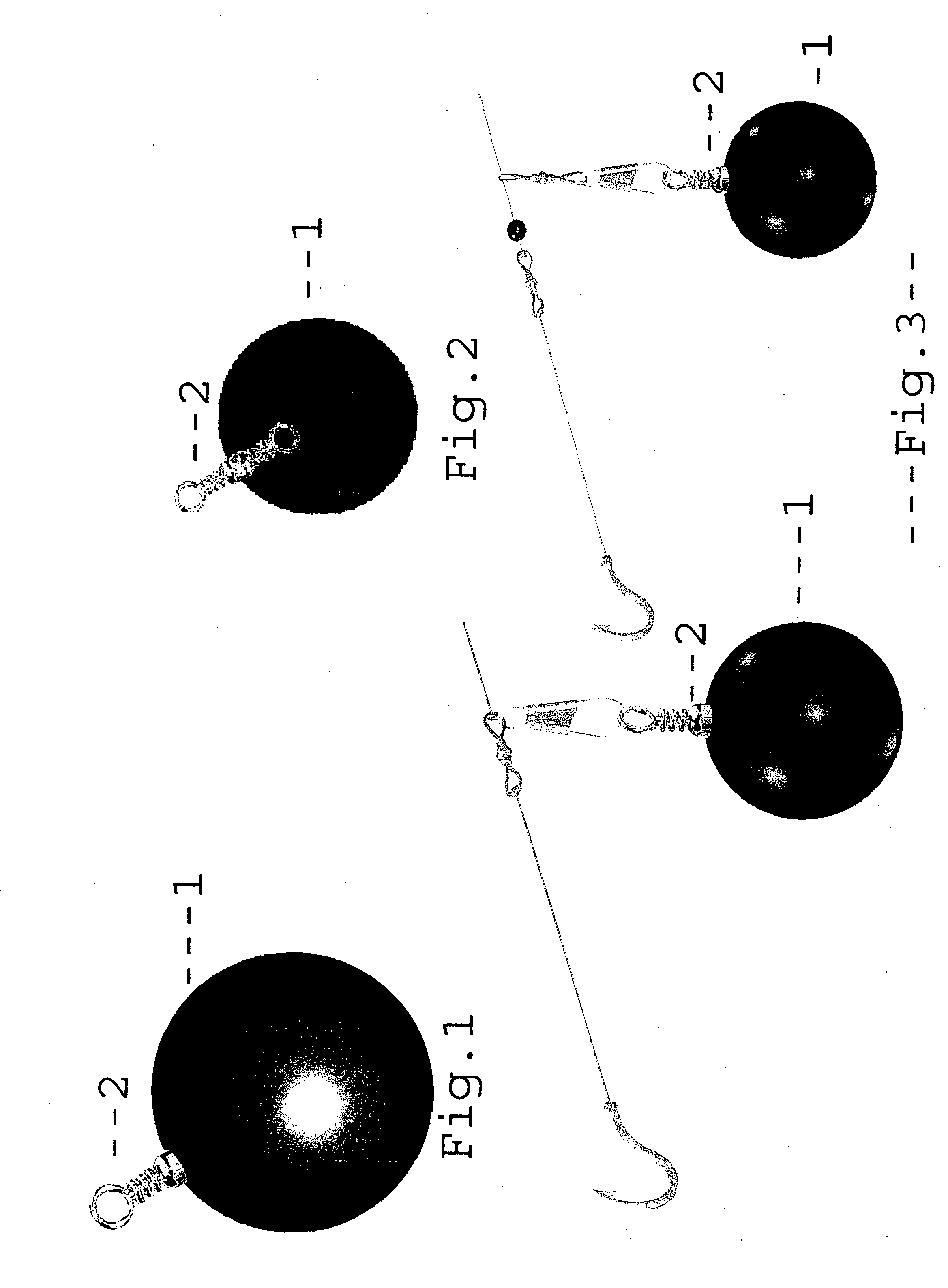 Fishing weight with swivel, "rock skipper"