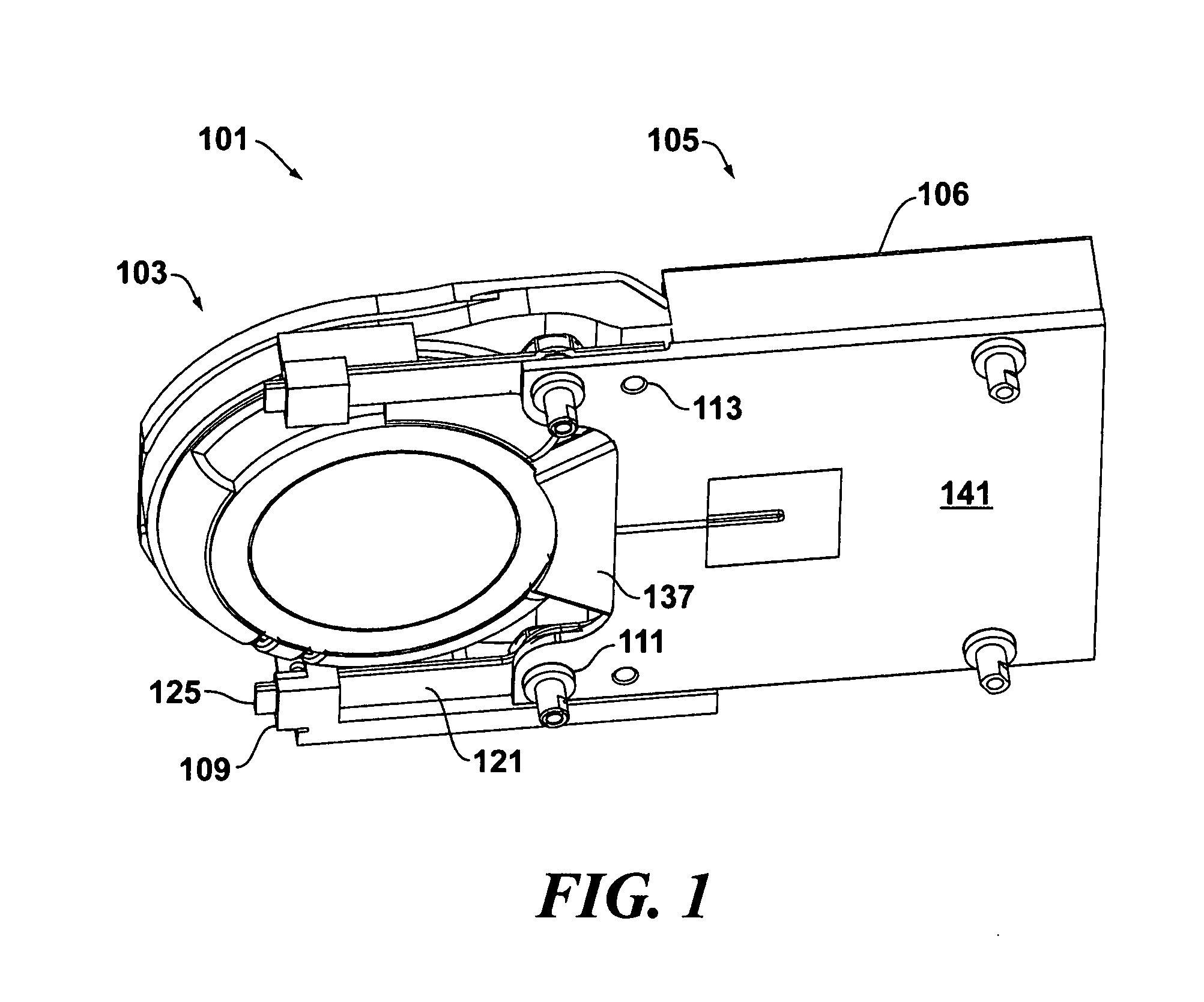 Vibration isolation system for synthetic jet devices