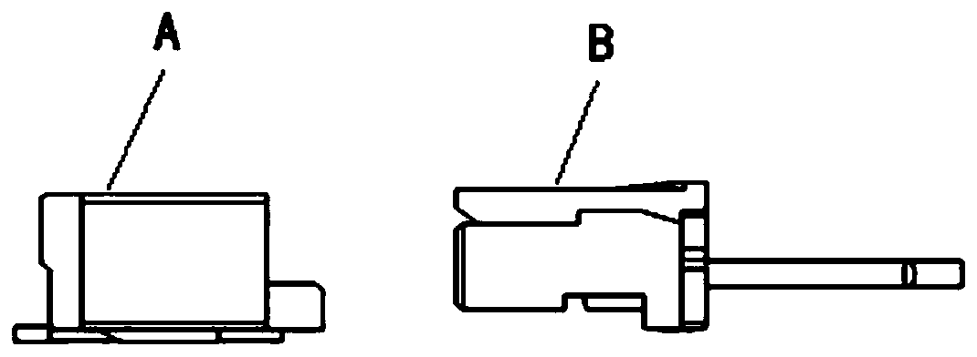 Clamping device for fixing connector