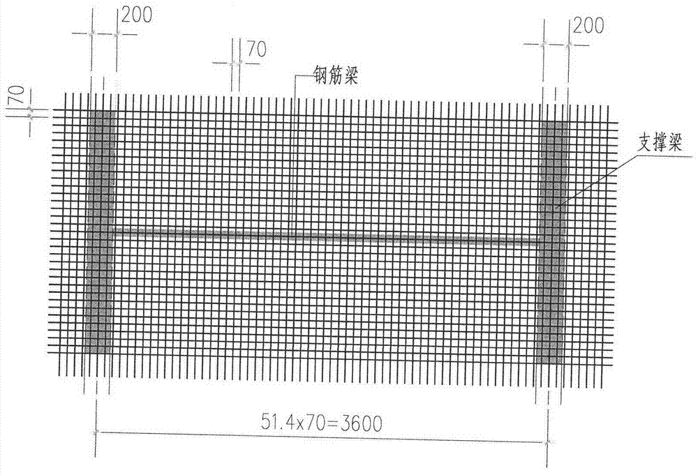 Composition (floor) slab of steel bar welding orthogonal net rack and concrete