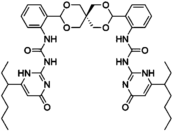 Oxa-spiro bridged UPy compound and synthesis method thereof