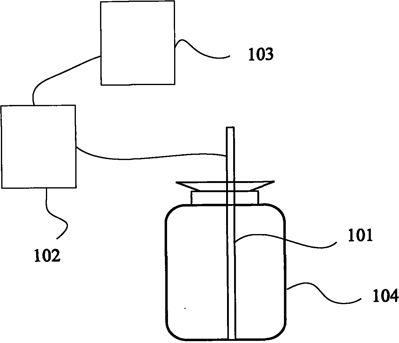 Leakage detection device and detection method using same