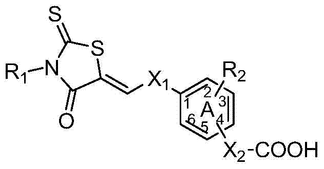 3,5-disubstituted rhodanine anti-apoptotic protein bcl-2 inhibitor and its preparation method and application