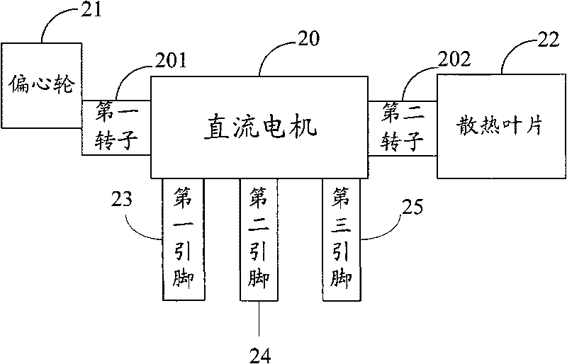 Motor, terminal device and method for heat dissipation of terminal