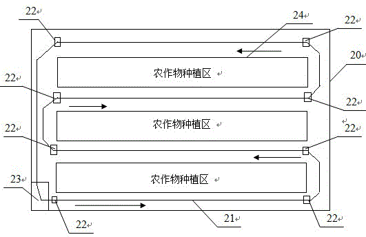 Intelligent chemical spraying robot for farmland based on suspension chain conveyer