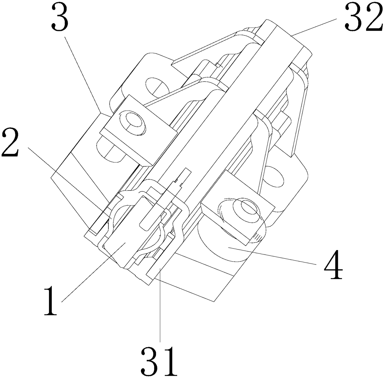 Electric brush assembly and motor