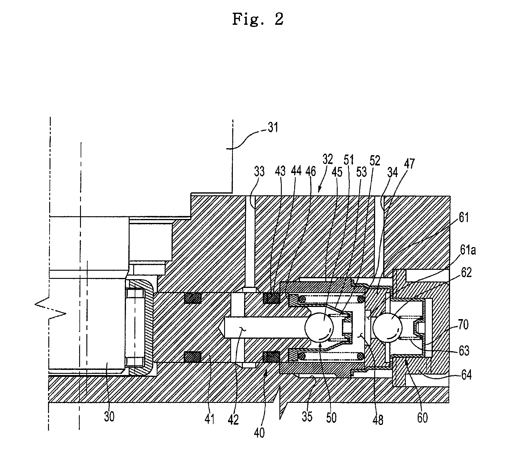 Pump of electronically controlled brake system