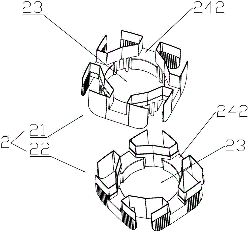 Motor stator apparatus