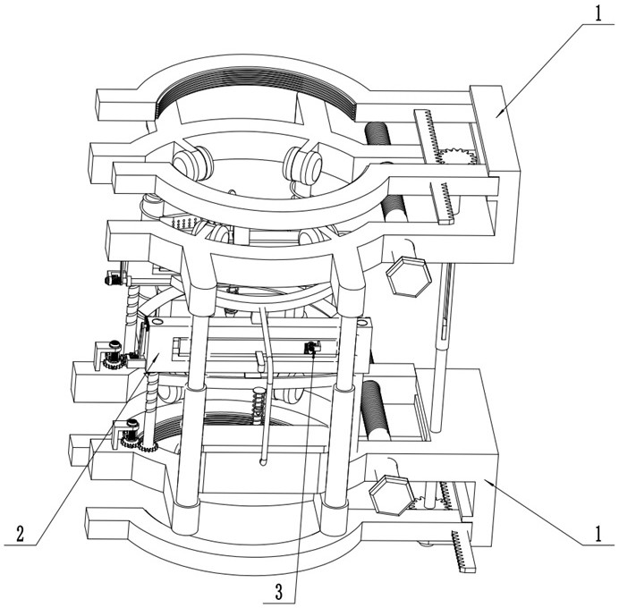 Deinsectization machine for forestry trees