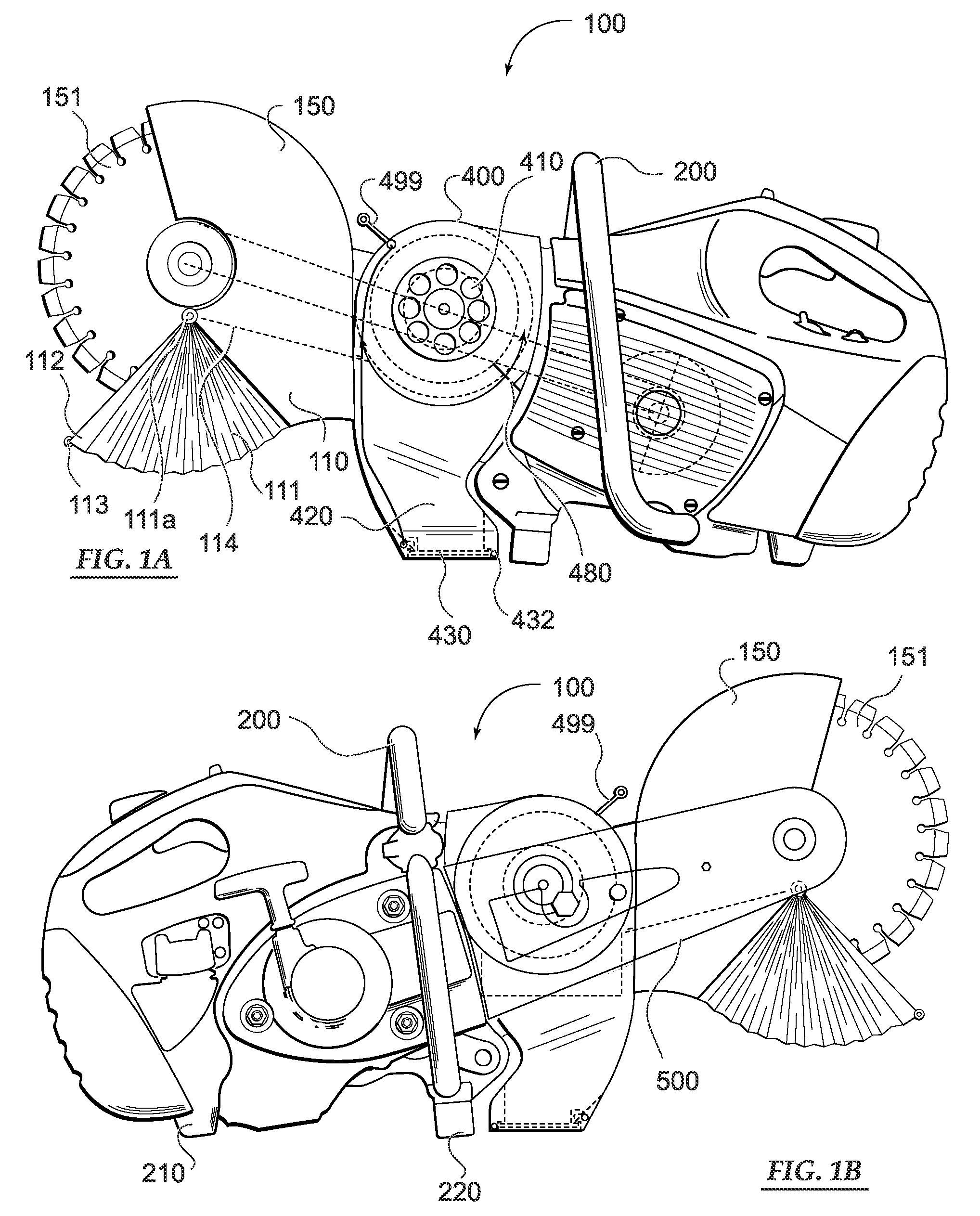 Power saw apparatus with integrated dust collector