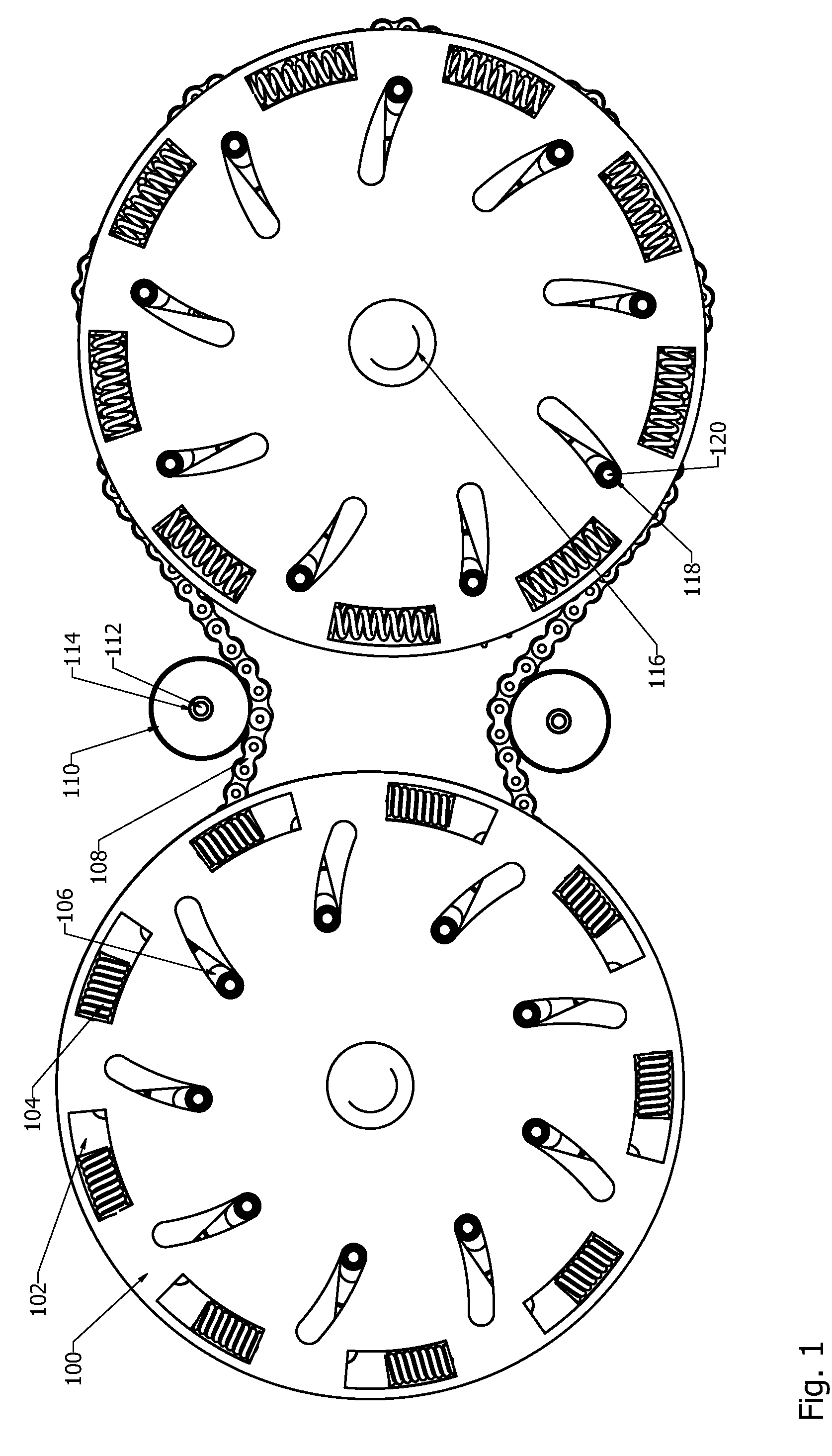 Fixed pitch continuously variable transmission (FPCVT)