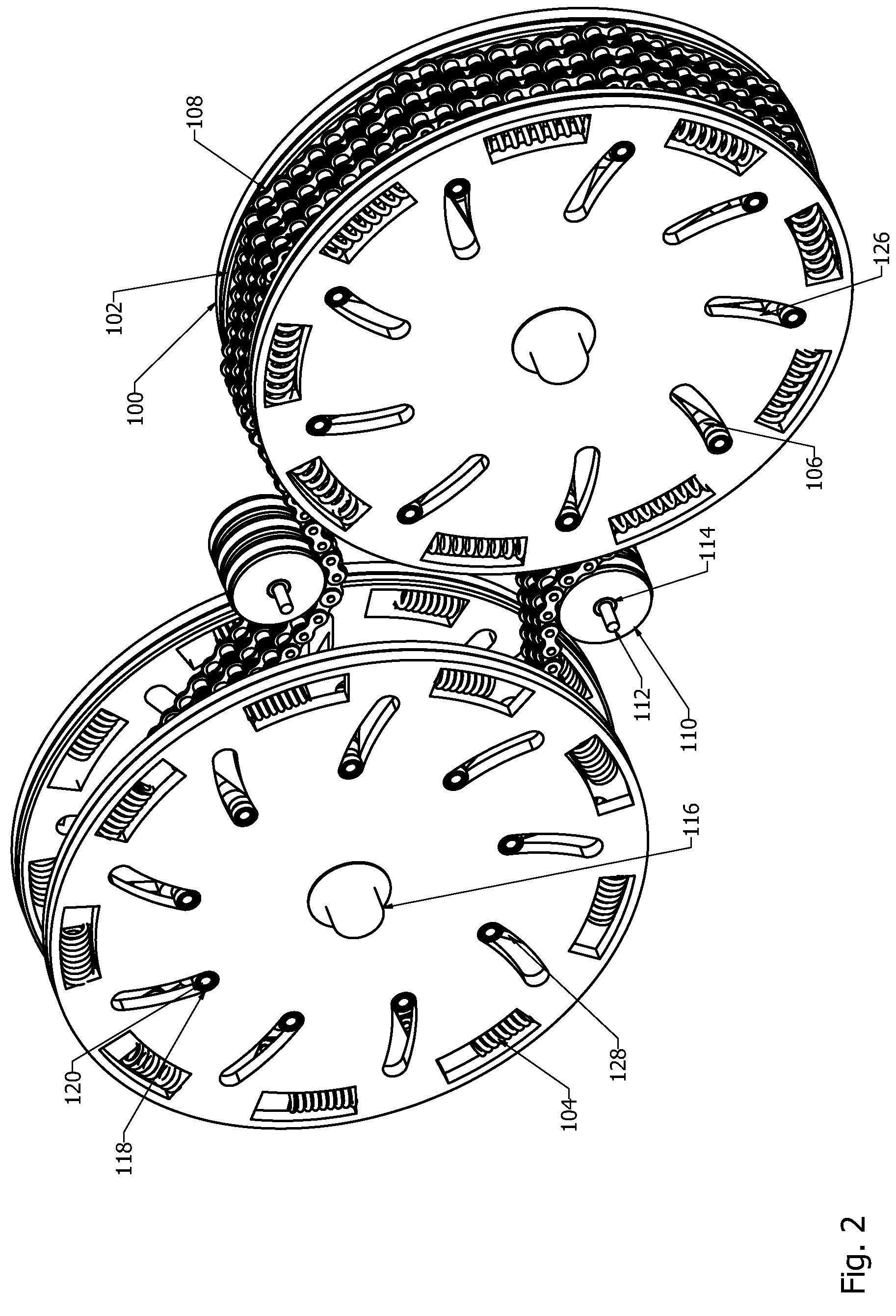 Fixed pitch continuously variable transmission (FPCVT)