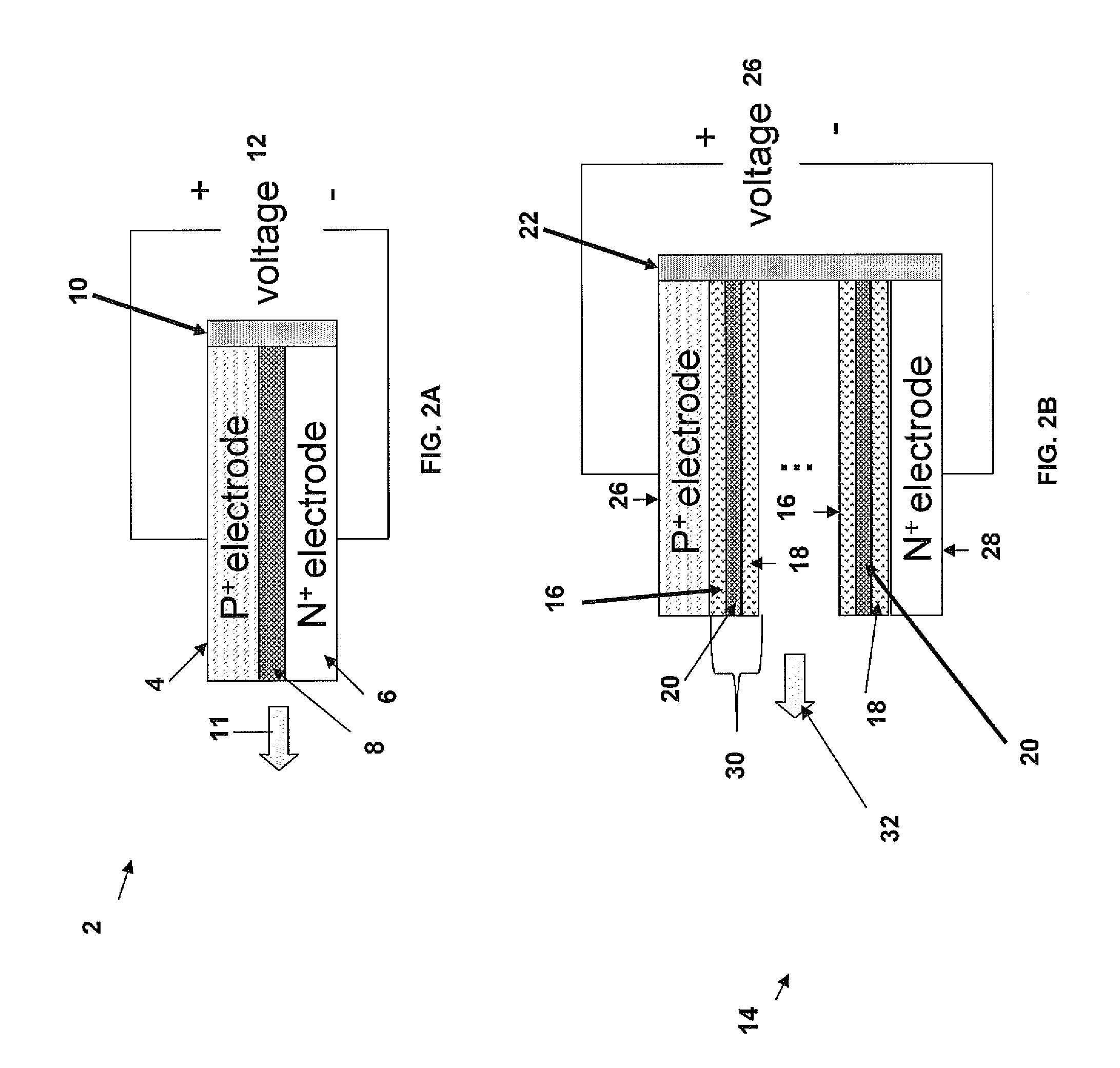 Engineering emission wavelengths in laser and light emitting devices