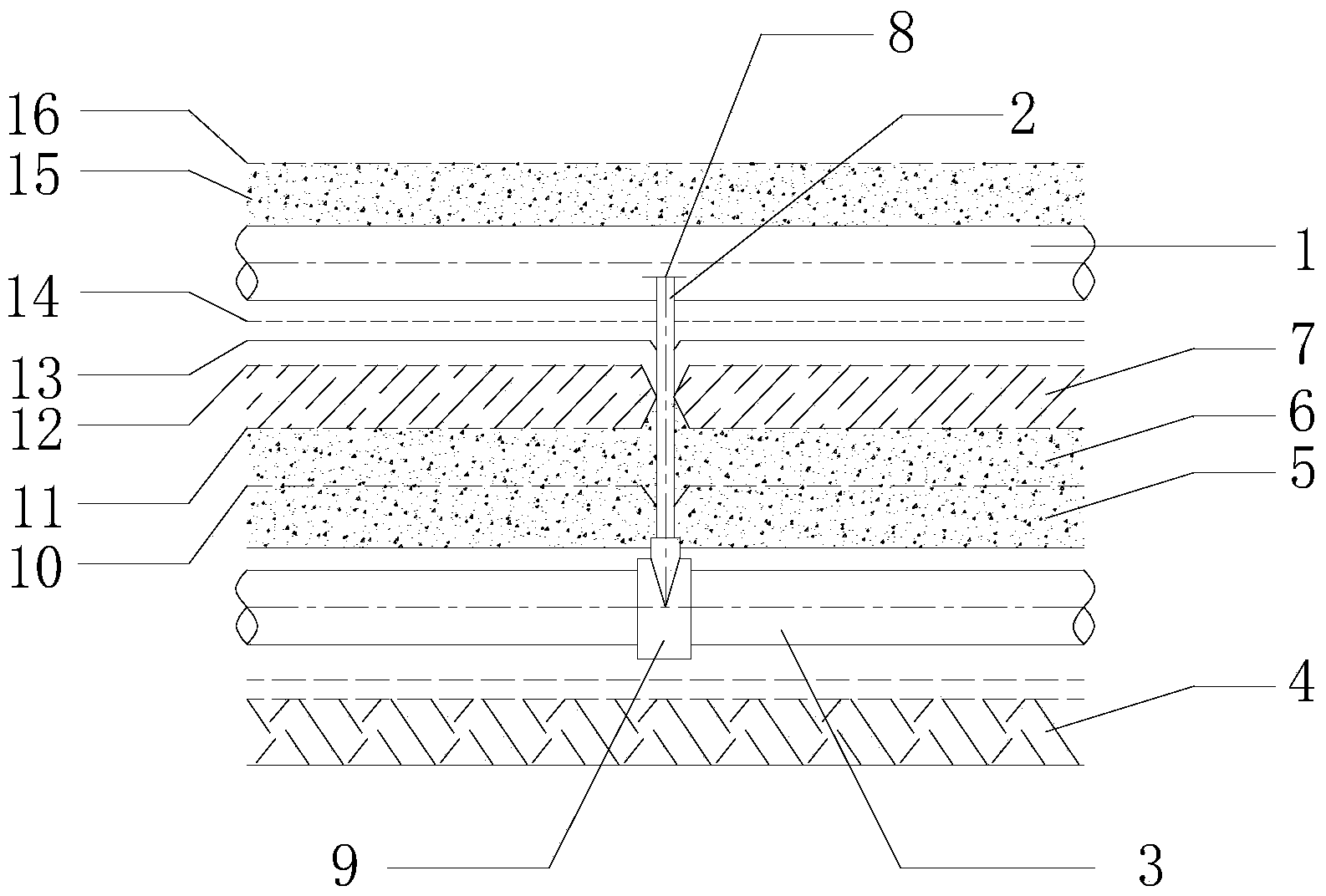 Rainwater and pollutant split-flow processing method and system for refuse landfill