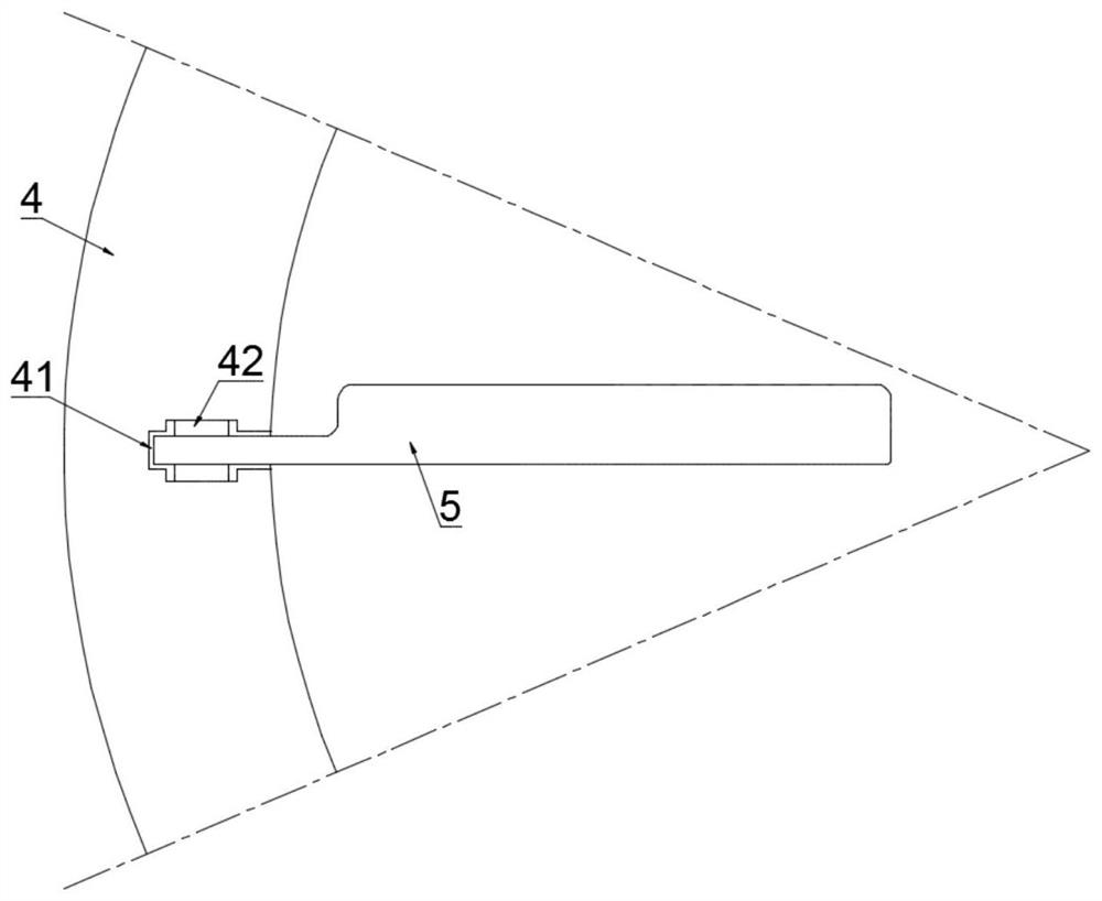 Cutting type auxiliary dredging device for drainage pipe