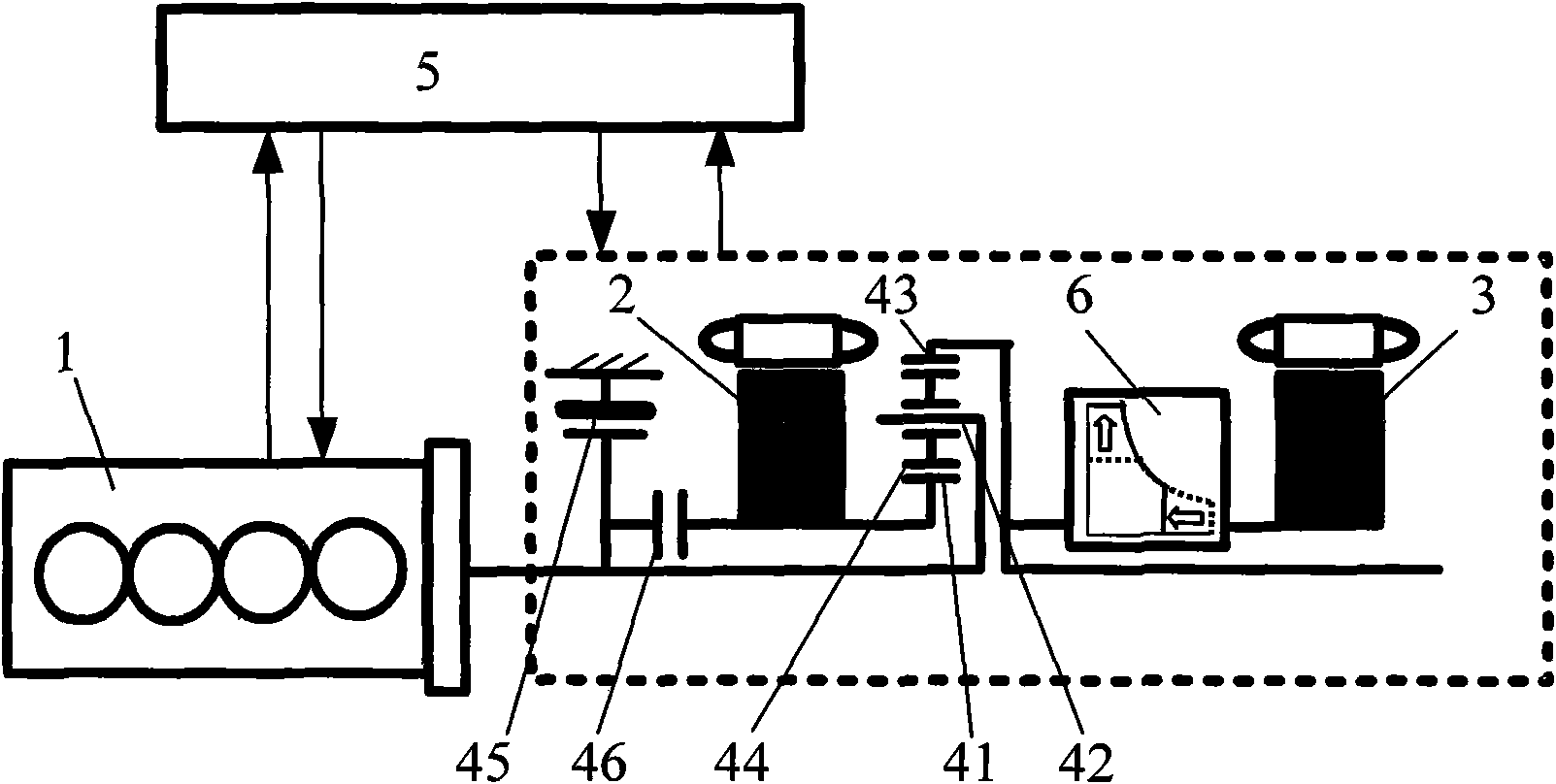 Hybrid power control system for vehicle