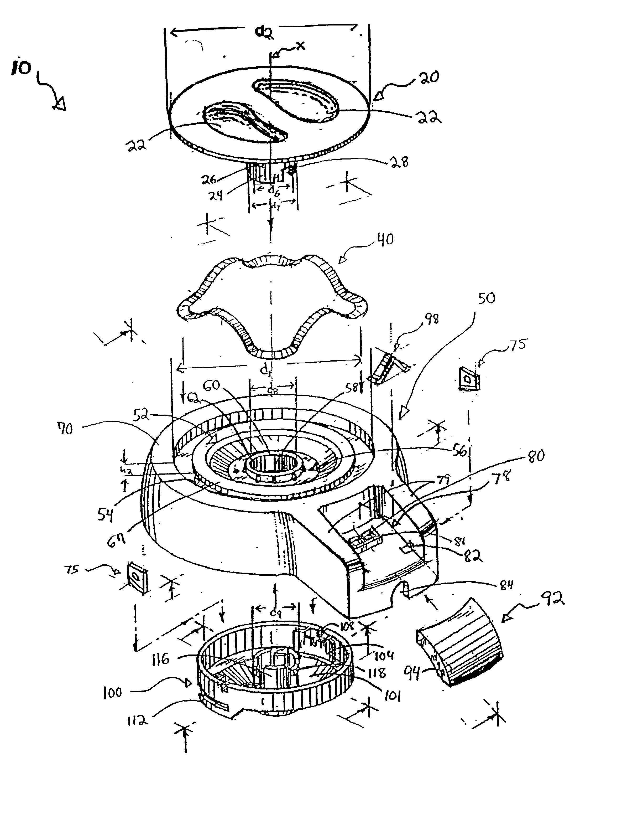 Storage device lid