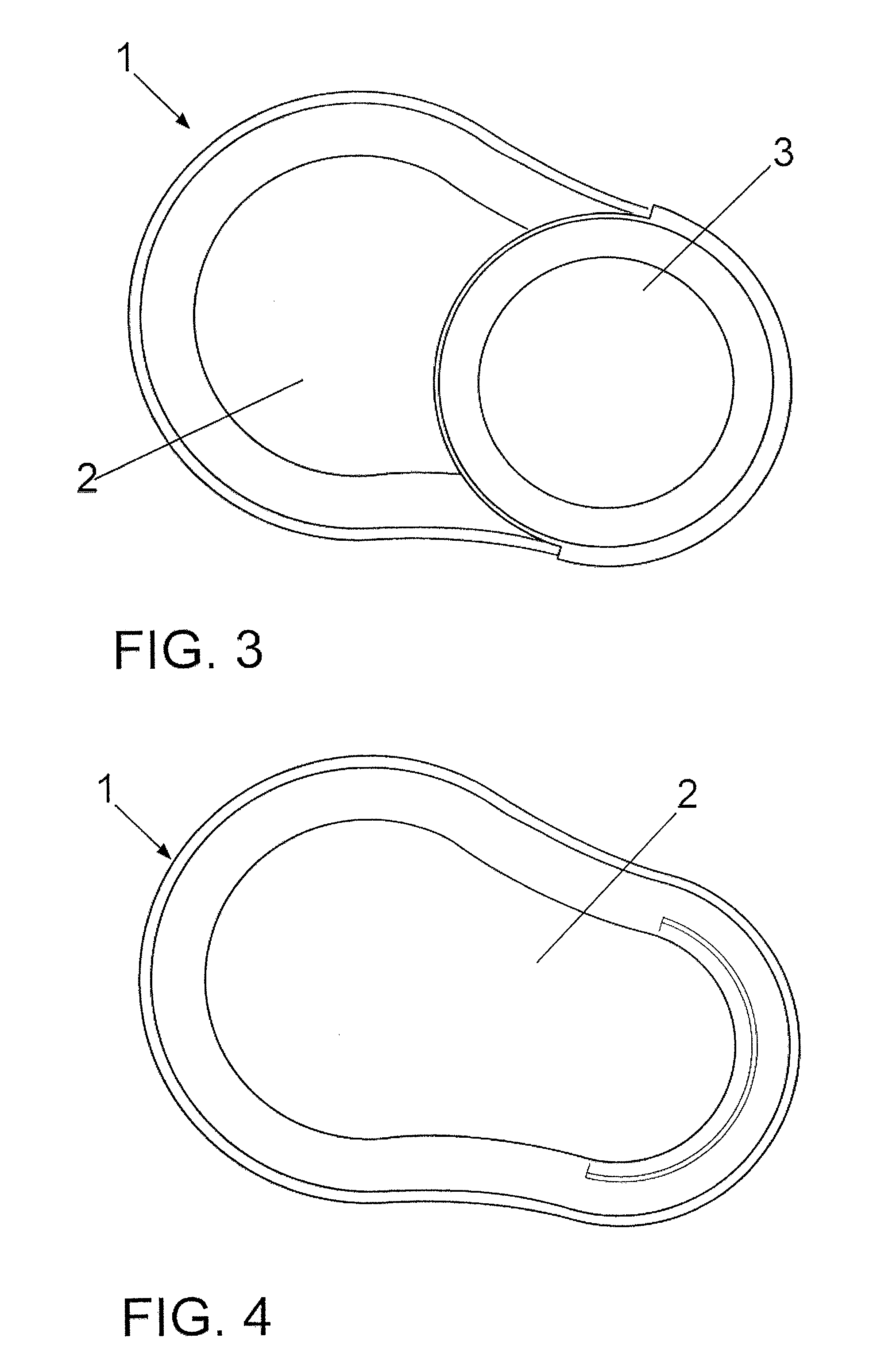 Mop bucket with two compartments