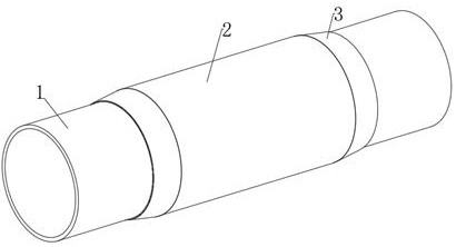 An air pressure balance detection device for a warning type medical breathing tube