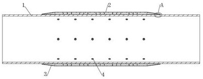 An air pressure balance detection device for a warning type medical breathing tube