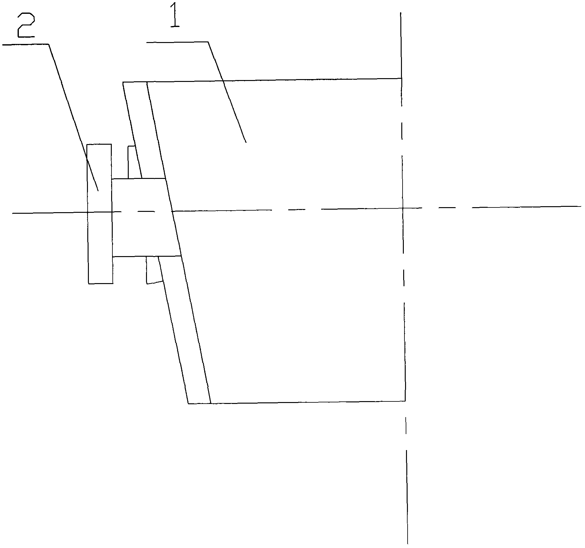 Process method for replacing trunnion of ladle